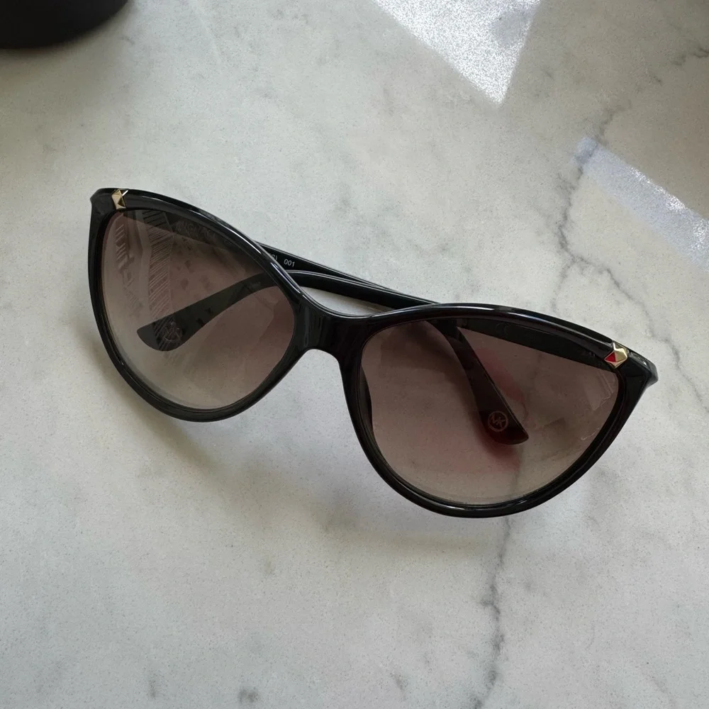 Michael Kors Black Cat-Eye Sunglasses - Picture 1 of 5